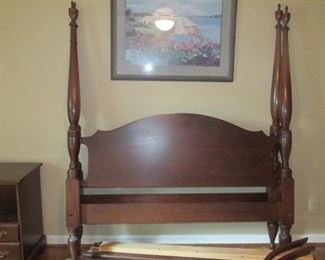 This is a Craftique Queen Bed for $350.  This is a really good price for this.