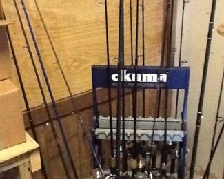Extremely Large Selection of Name Brand  Fishing Rods and Reels