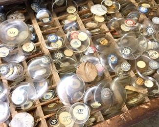 1,000s of Vintage watch crystals