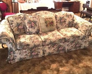 Floral sofa in good condition