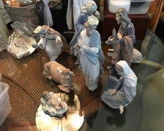 Nao/Lladro nativity scene