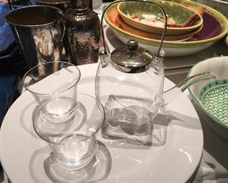 glass tea set by Mariage Frères 