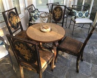 Custom made patio furniture by Louise M. Neyer Interiors