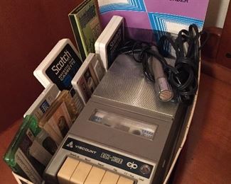 Viscount Compact Cassette Tape Recorder