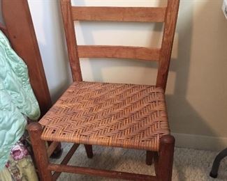 Old Cane Bottom Chair