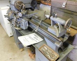 Vintage Logan Lathe with Accessories