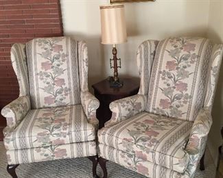 Pair of Wing Chairs