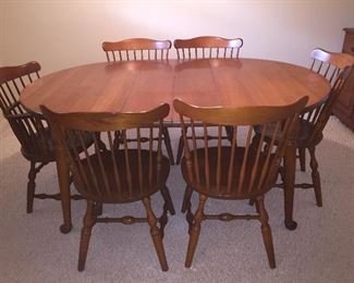 Table and Six Chairs