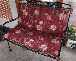 Metal Outdoor Settee