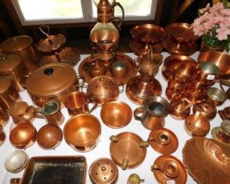 Assorted Copper Items