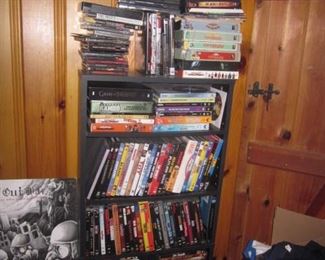 Play Station/X-box and more
DVD's/CD's
