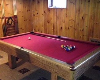 Pool Table and accessories