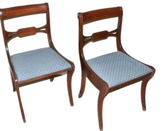 13. Pair of Upholstered Side Chairs