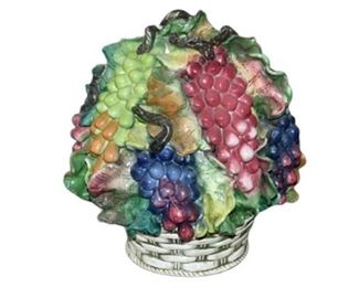 22. Colorful Ceramic Fruit Basket