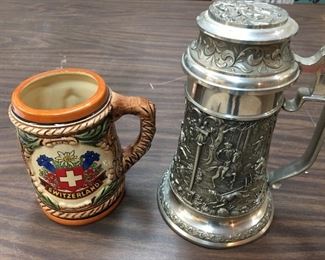 West German beer steins