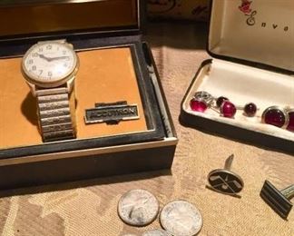 Accutron Watch and Mens Jewelry