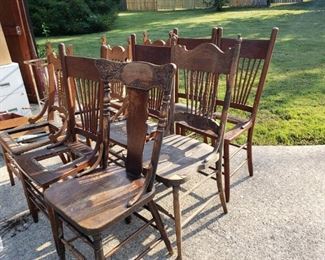 Atq and Vtg Chairs Nine