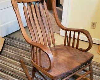Atq Oak Rocking Chair