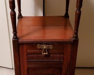 Atq Victorian Walnut Coal Hob