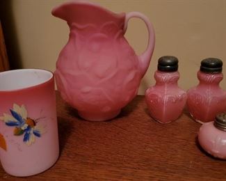 Collection of Cranberry Glass