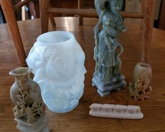 Collection of Jade and Soapstone