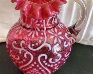 Fenton Arabian Nights 9 Inch Pitcher