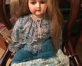 German Made Large Porcelain Doll