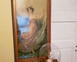 Victorian Signed Art and Figurine
