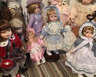 Victorian Style Porcelain Dolls