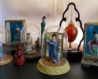 Vtg Asian Figurine Collection