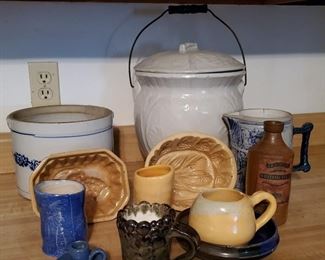 Vtg Crocks and Pottery