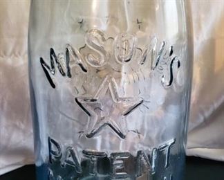 Vtg Mason Jar Huge