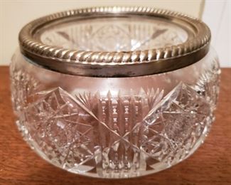 Wavecrest Cut Crystal Bowl