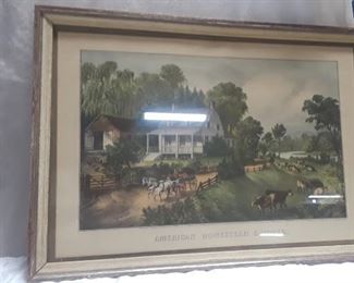 Currier and Ives American Homestead Summer