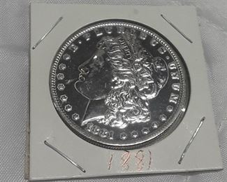 1881 Morgan Silver Dollar