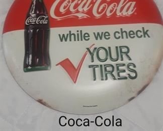 Coca-Cola Tire Sign