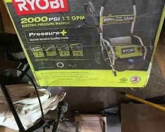 New Ryobi pressure washer