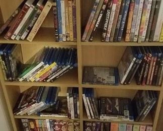 CDs and VHS tapes