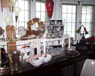 VASES, SEAFOOD TUREEN/ BOWLS & MORE MISC.