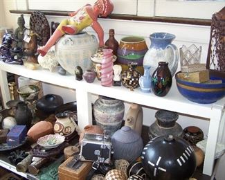 AFRICAN ART, STUDIO PIECES & MISC.