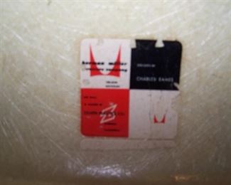 LABEL OF HERMAN MILLER CHAIR