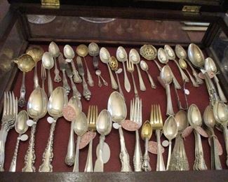 sterling silver spoons & forks