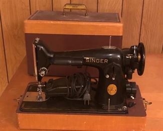 Antique Sewing machine and sewing table