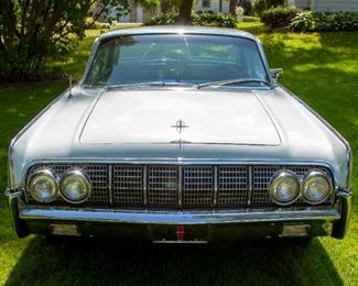 1964 Lincoln Continental. VIN: 4Y82N424339. Mileage: 104,764. 8-cyl. 430cid/320hp 4bbl. Needs brakes. Summer driven only, stored in garage during winter.
