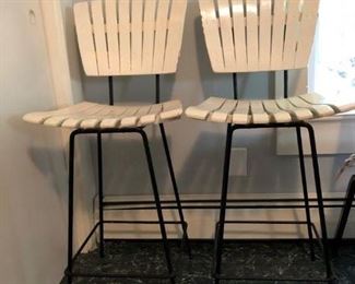 white bar chairs