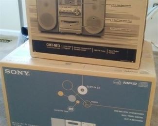 New Sony Stereos