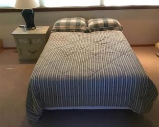 Full Double Bed with Side Table