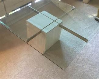 Marble  Glass Coffee Table
