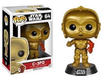 001 Funko POP Collectibles Star Wars C3PO with Errors