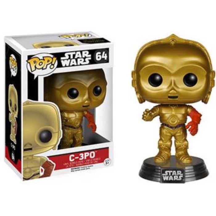 001 Funko POP Collectibles Star Wars C3PO with Errors